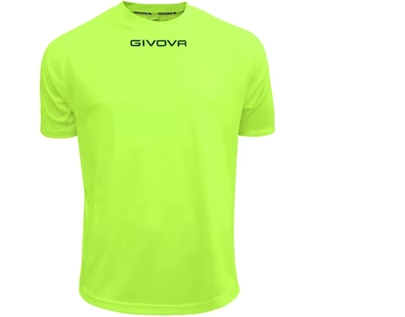 Givova One tricou galben fluorescent 0019 demo