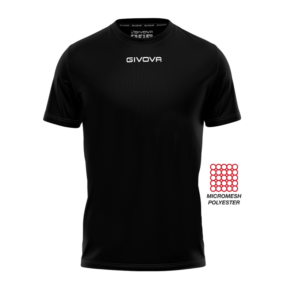 Givova One tricou negru 0010 demo
