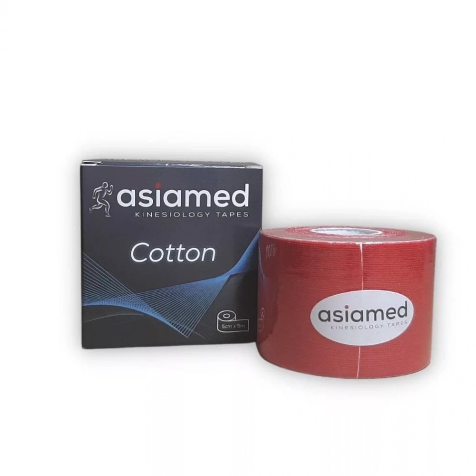 Asiamed banda tape 5cmx5m rosu demo