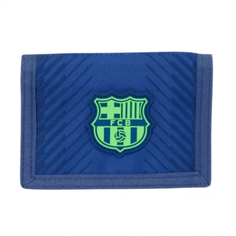 Portofel Barcelona cu închidere cu velcro, albastru demo