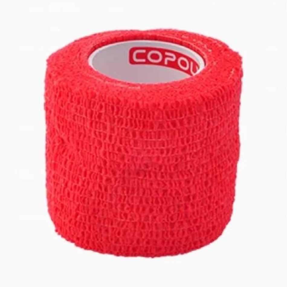 COPOLY Bandaj elastic autoadeziv roșu demo