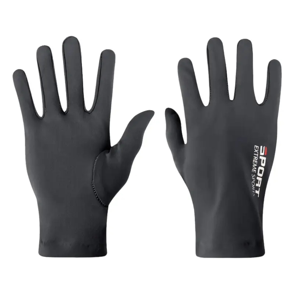 Mănuși sport de iarnă din fleece, gri demo