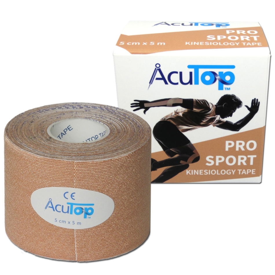 Acutop Pro Sport banda tape 5cmx5m bej demo