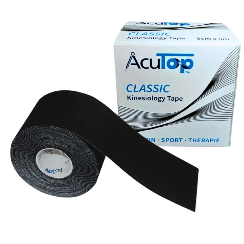 Acutop Classic banda tape 5cmx5m negru demo